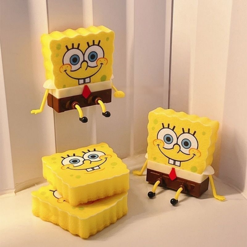 Cosplay Fire Prop - Dishwashing Spongebobs Sponge Shelf Cartoon Wash