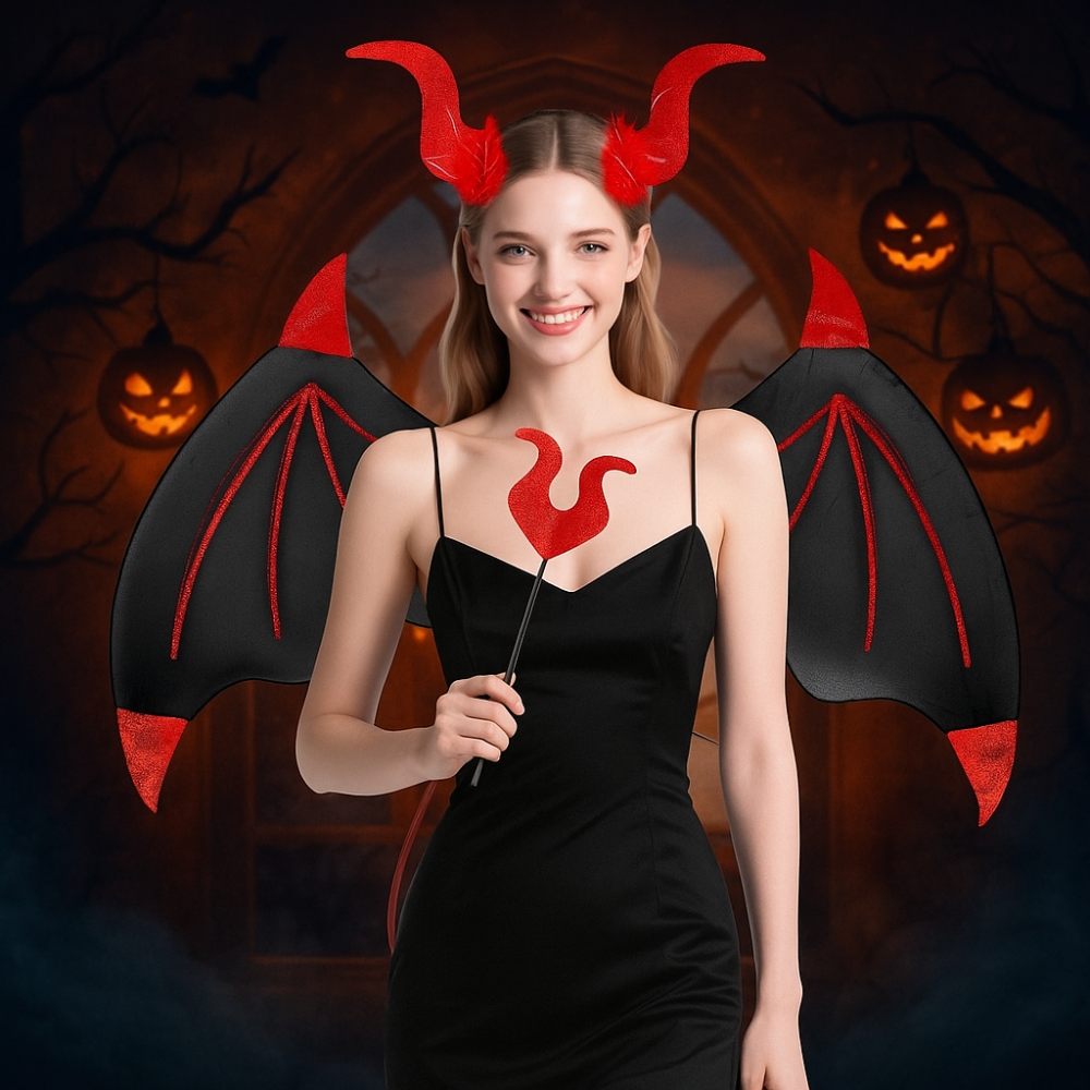 Cosplay Bat Prop - 3Pcs/Set Funny Halloween Cosplay Props Bat