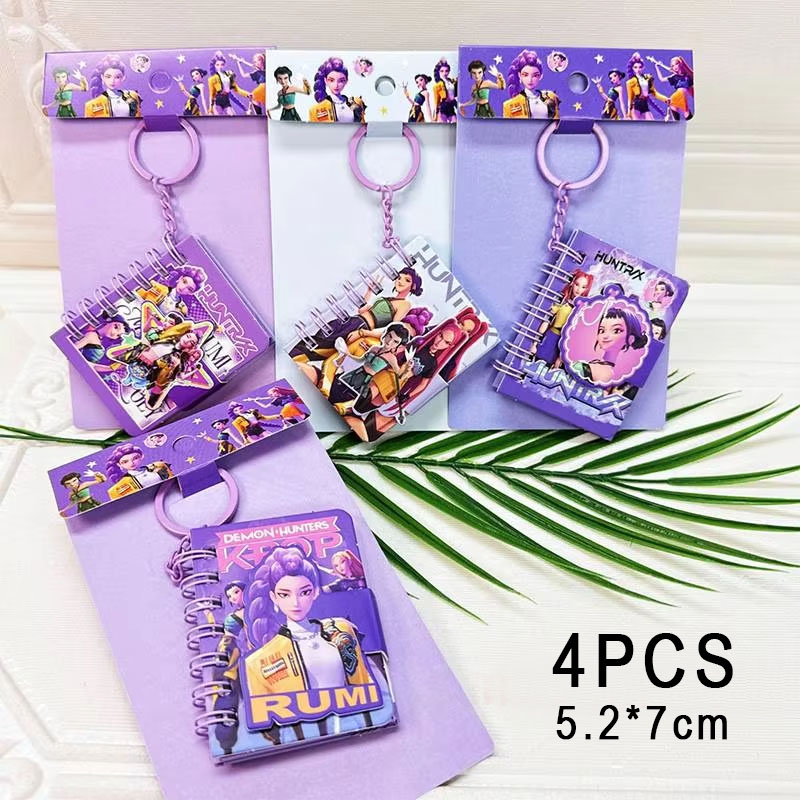 Cosplay Prop Book - 4PCS K-pop Mini Keychain Notebook set