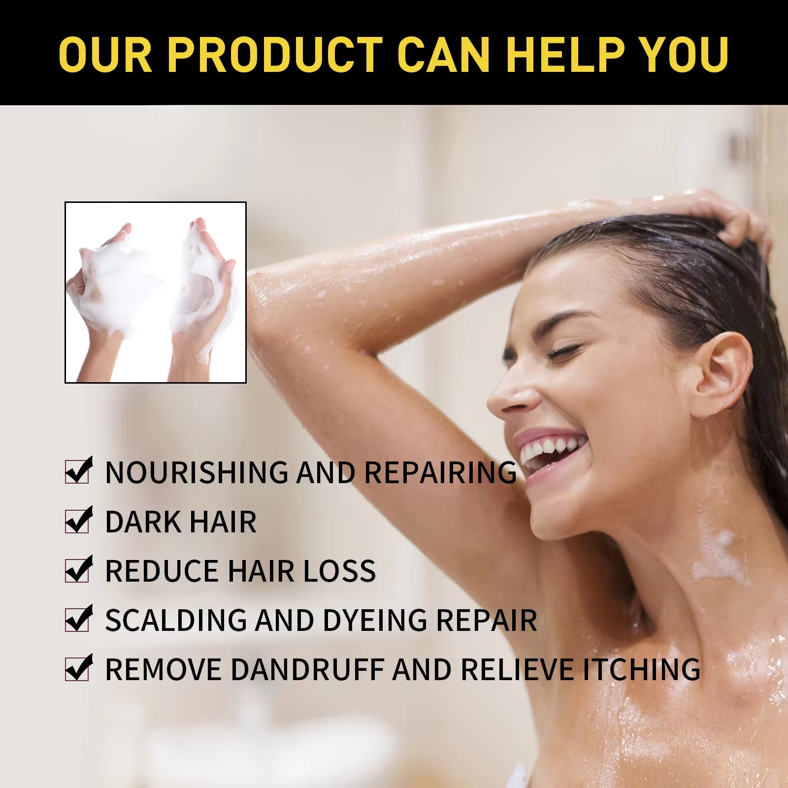 100ml Natural Herbal Hair Dye  - Hair Spray Color ulasan dan harga