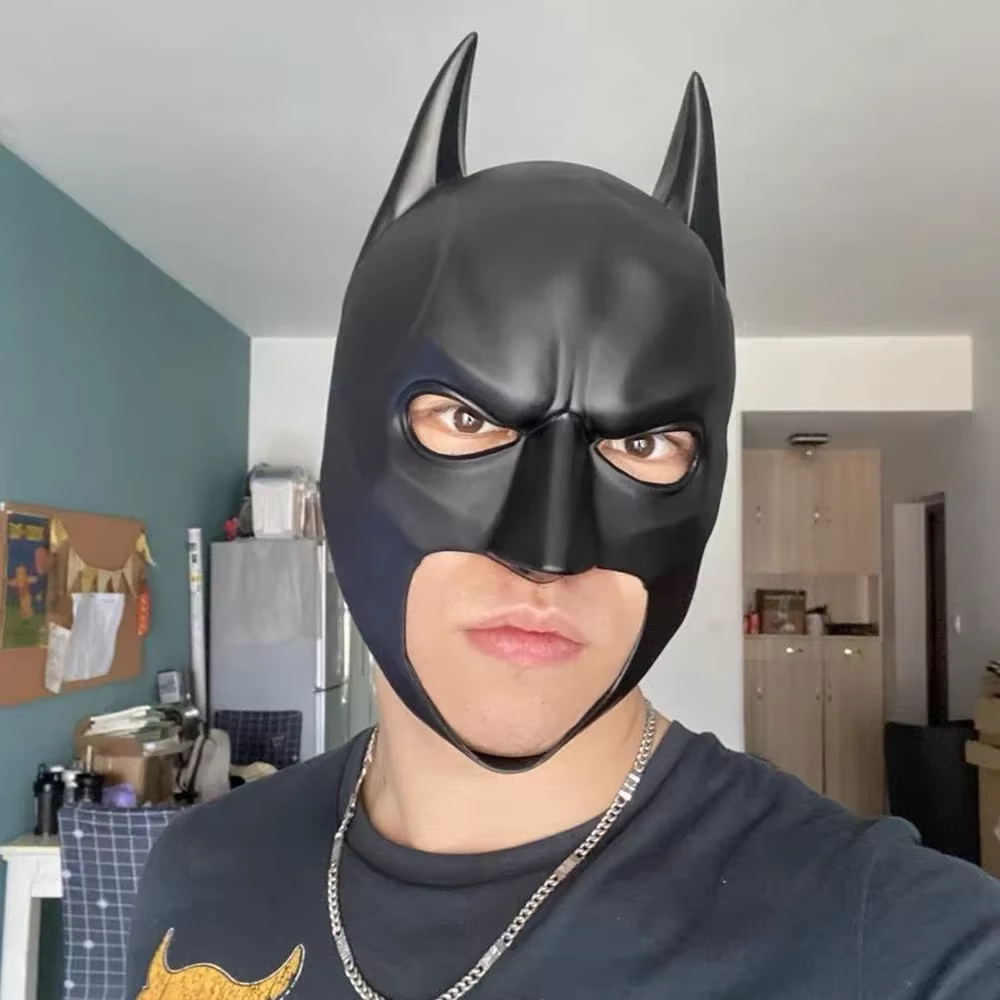 Halloween Black Bat Mask Super - Cosplay Bat Prop ulasan dan harga