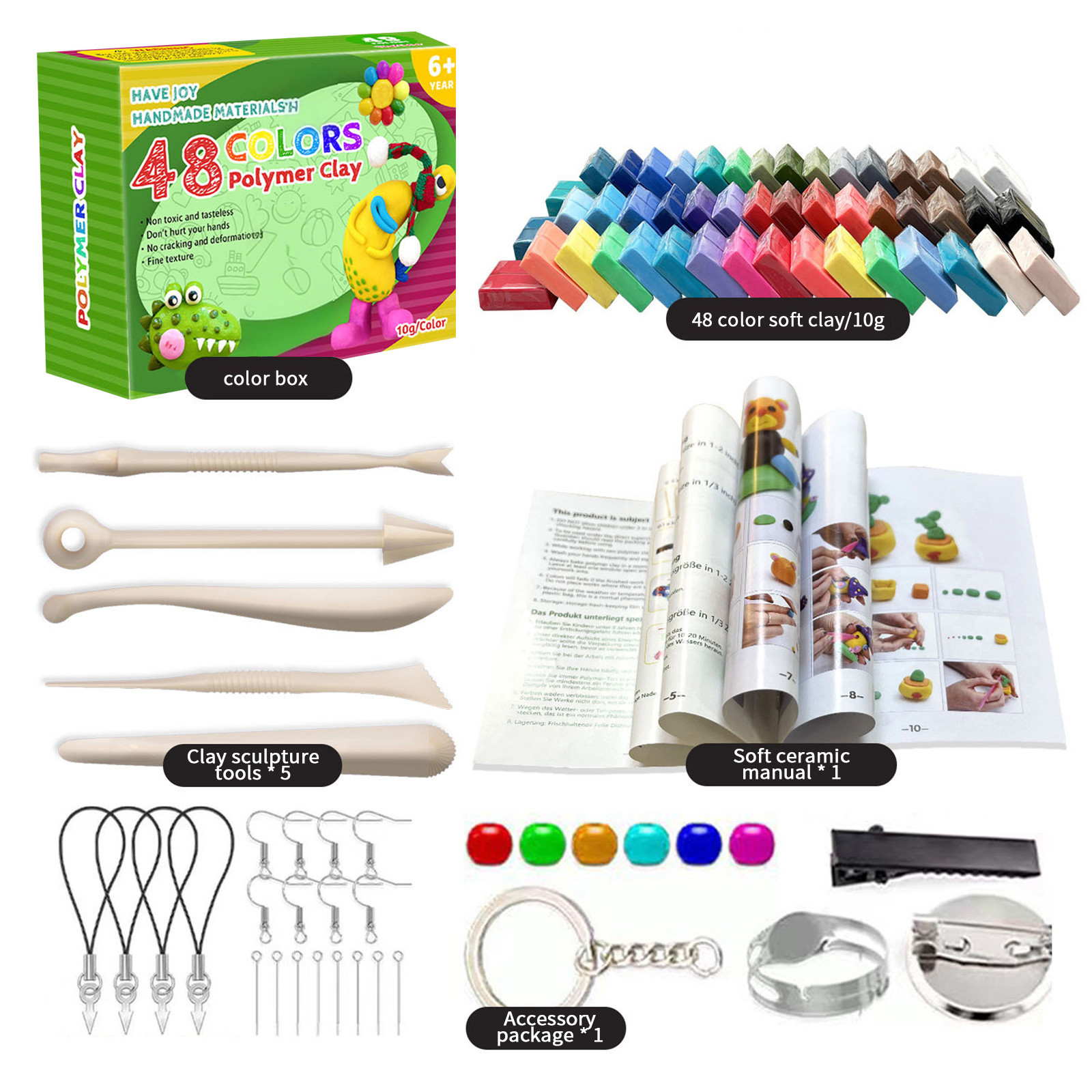 Foaming Powder Polymer Clay Se - Foam Clay Sculpt ulasan dan harga