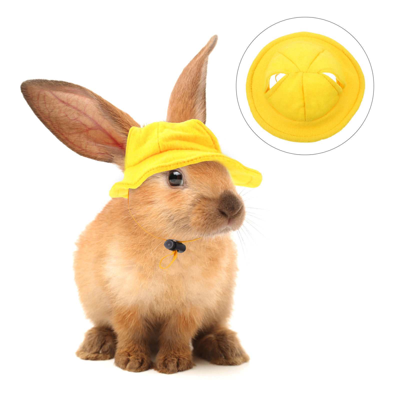 Mini Yellow Pet Hat Bunny Desi - Cosplay Prop Designer ulasan dan harga