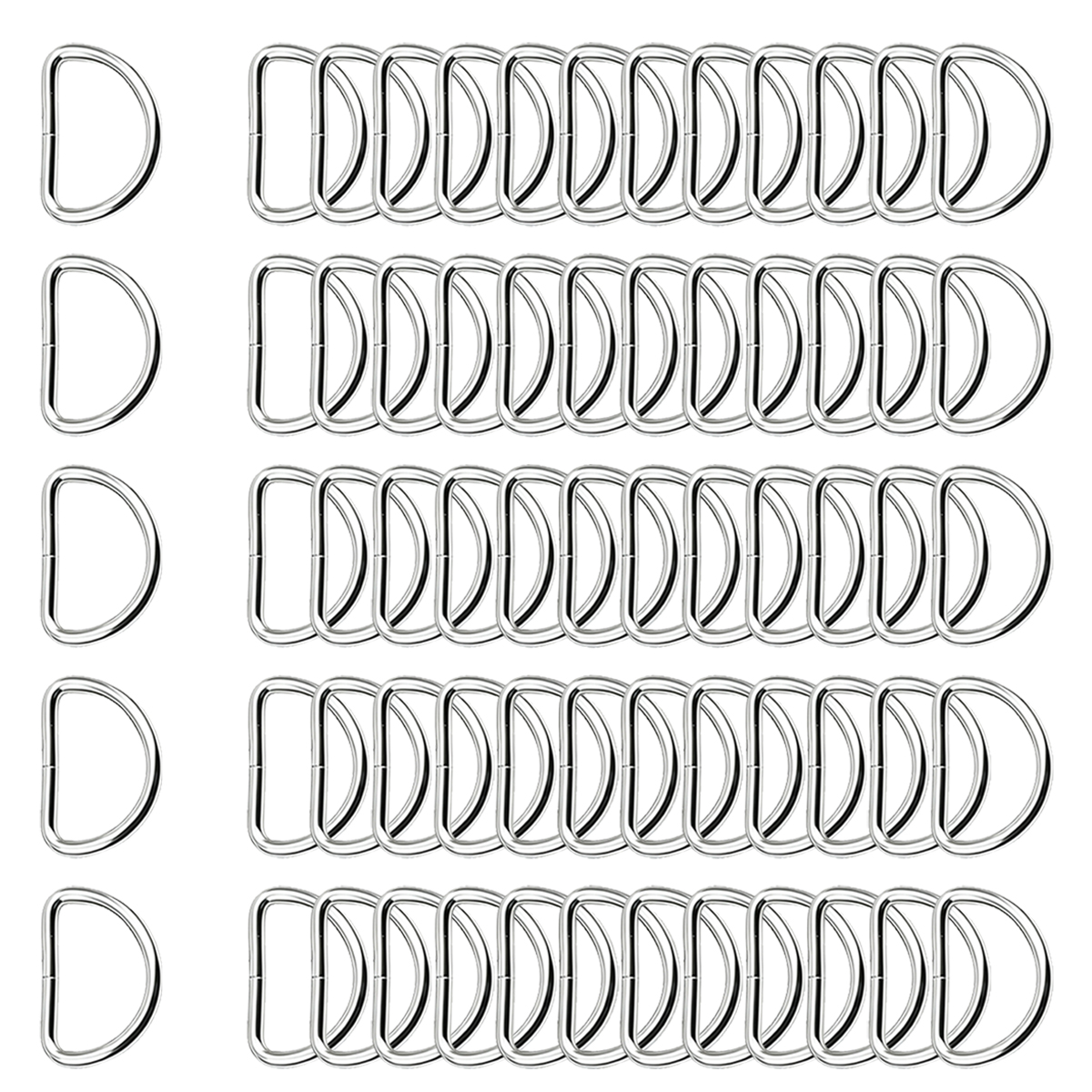 30/60/100Pcs D-ring buckle sta - D Ring Strap ulasan dan harga