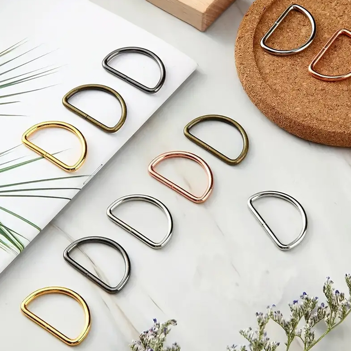 30/60/100Pcs D-ring buckle sta - D Ring Strap ulasan dan harga