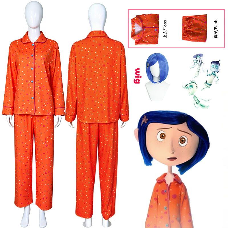 Movie Coraline Cosplay Pajamas - Cosplay Props ulasan dan harga