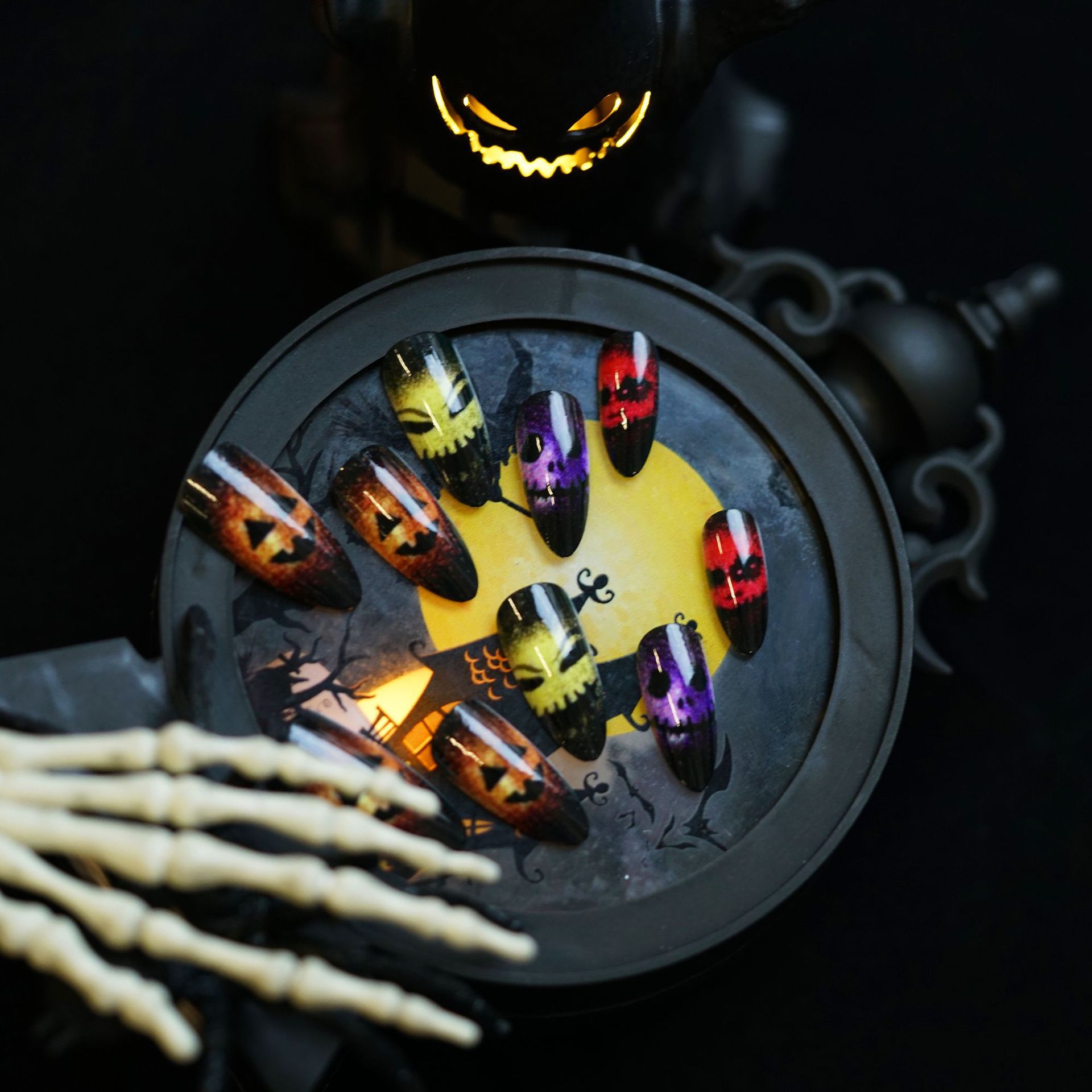 24pcs 2025 Halloween 3D Cat Ey - Cosplay Bat Prop ulasan dan harga