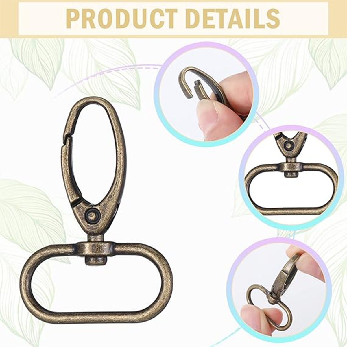 10/30sets Bag Making Hardware  - D Ring Strap ulasan dan harga