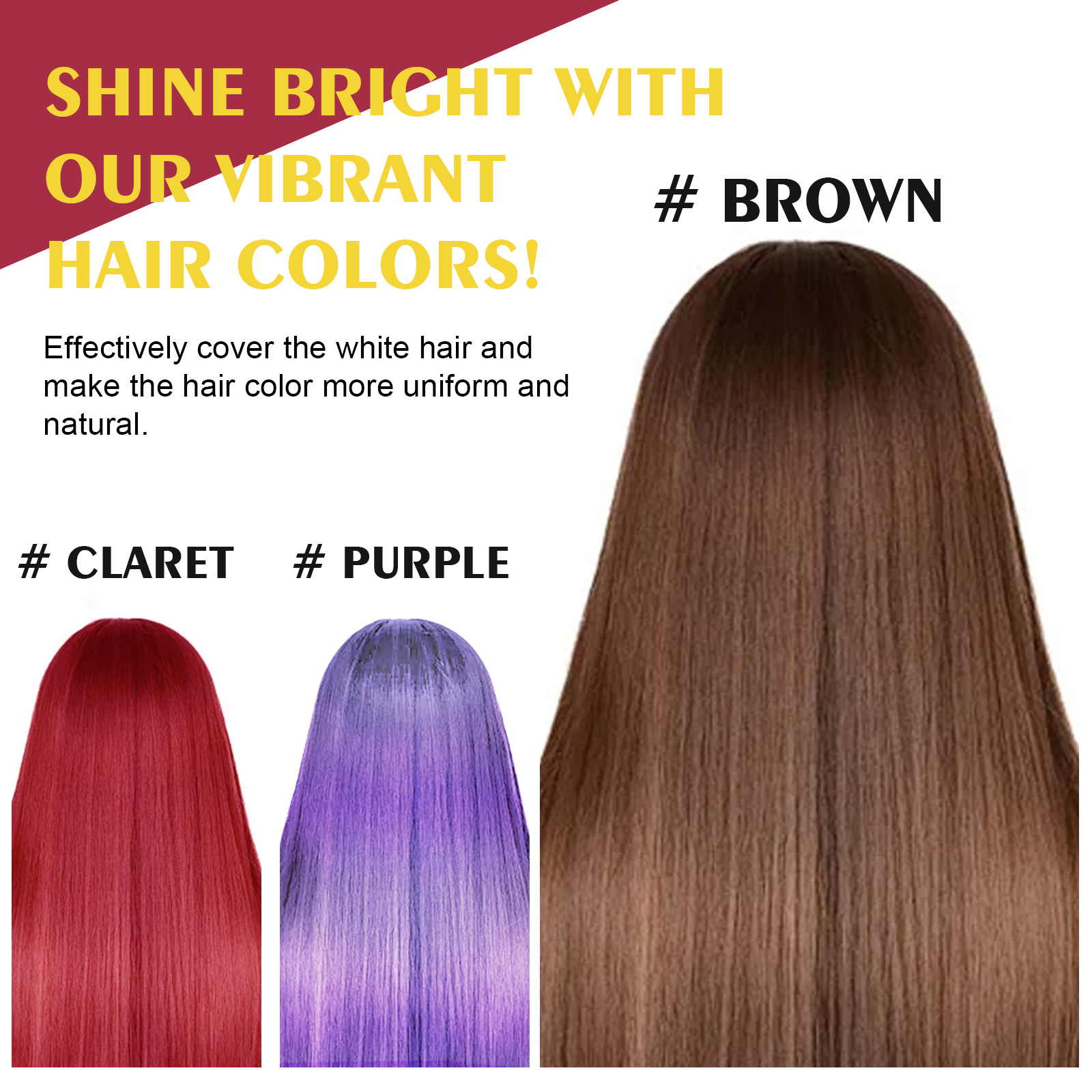 Hair Dyeing Shampoo 3-in-1 Rap - Hair Spray Color ulasan dan harga