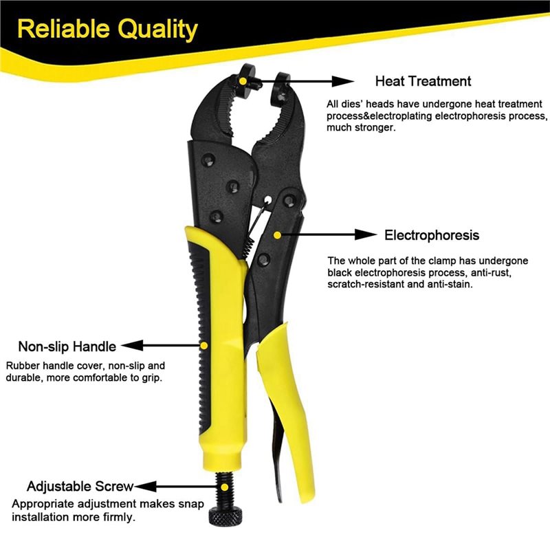 【Big Deal】Heavy Duty Snap Fast - Snap Plier Setter ulasan dan harga