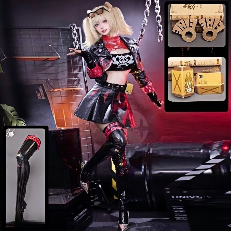 2026 Game Zenless Zone Zero Bu - Burnice Cosplay Prop ulasan dan harga