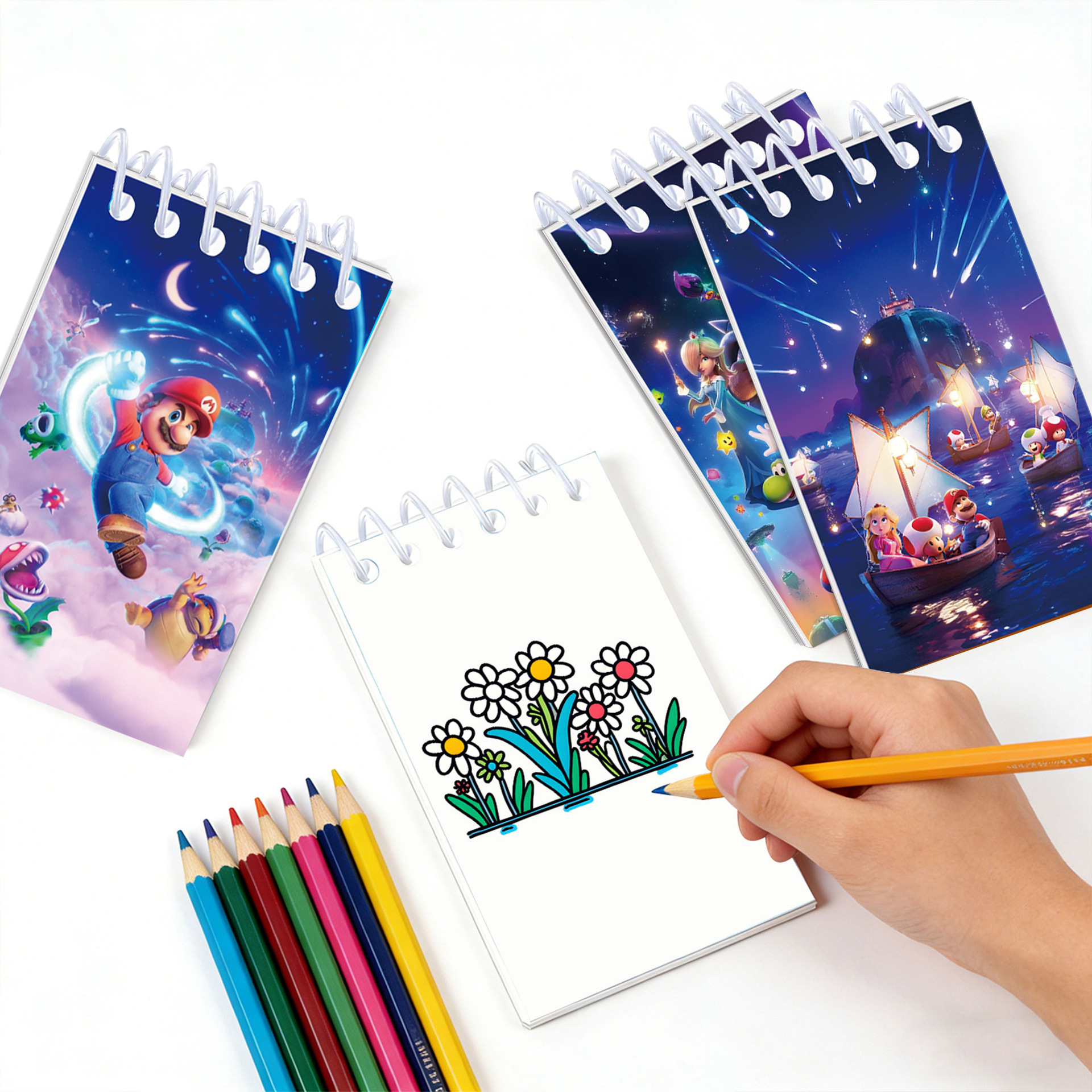 10pcs Super Marios Notebook Th - Cosplay Prop Book ulasan dan harga