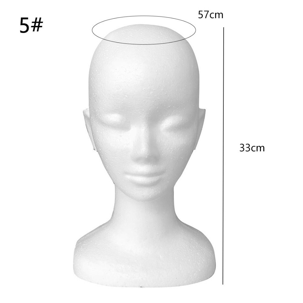 New Dummy Female Head Model St - Cosplay Prop Foam ulasan dan harga