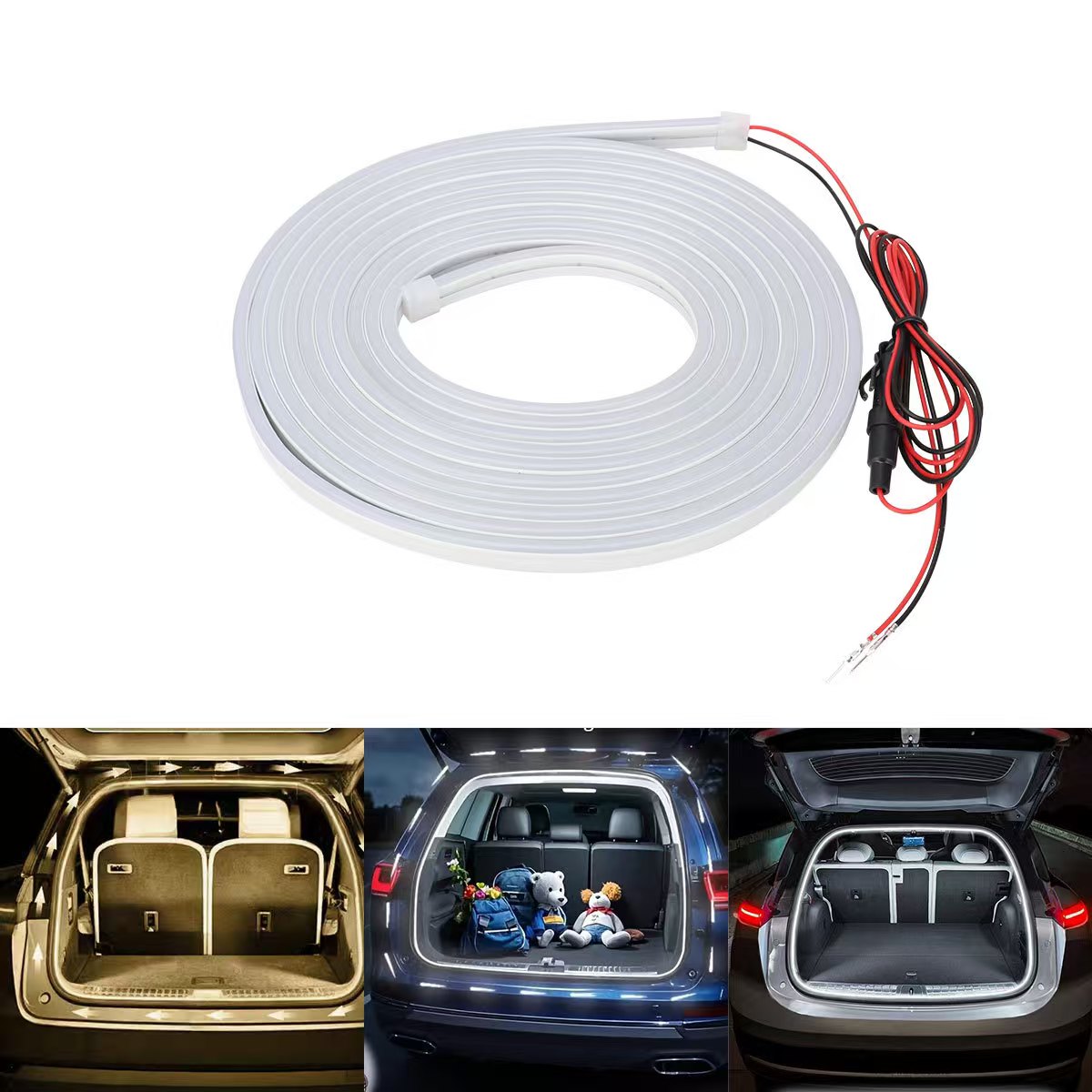 2/4M Car High Brightness Trunk - Led El Wire ulasan dan harga