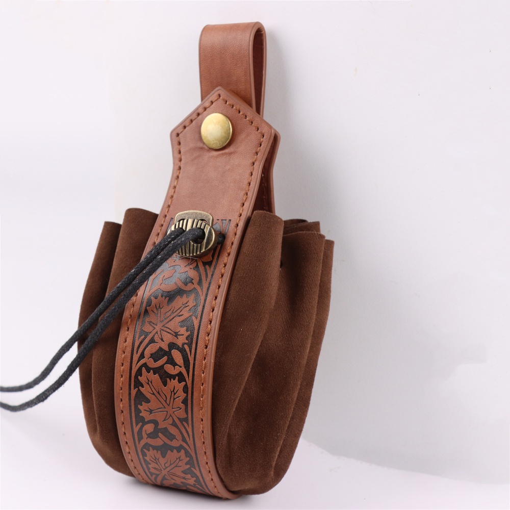 Medieval Brown PU Leather Wais - Cosplay Prop Designer ulasan dan harga