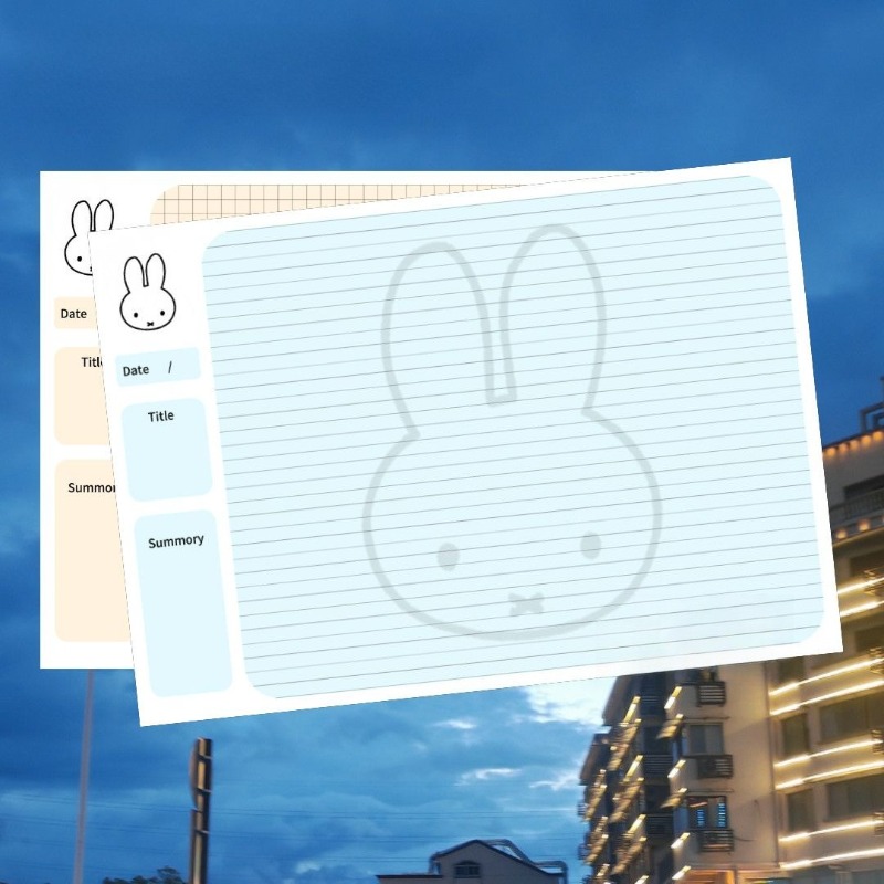 Miffy Bunny Ins Minimalist Sti - Cosplay Prop Book ulasan dan harga