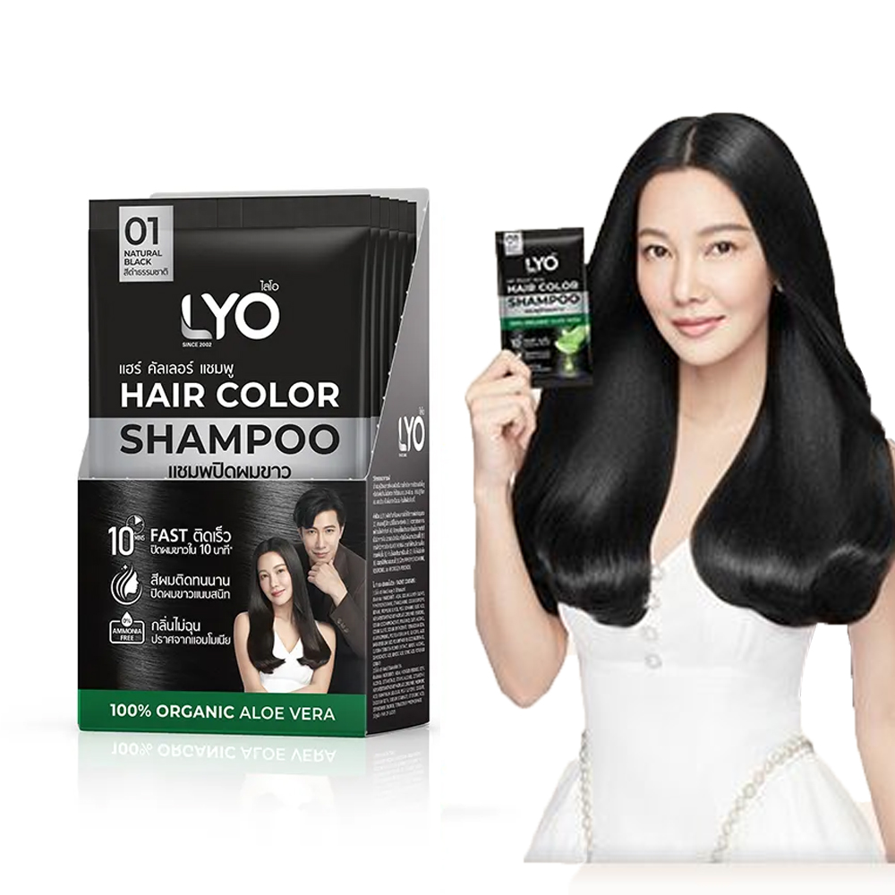 Lyo Natural Plant Hair Dyeing  - Hair Spray Color ulasan dan harga