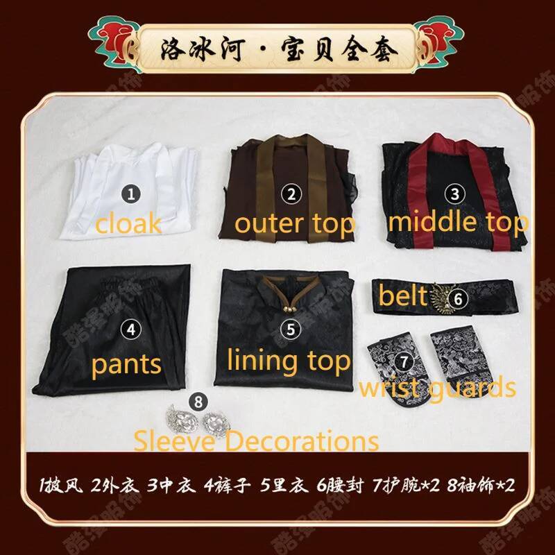 Anime Luo BingHe Cosplay Costu - Cosplay Props ulasan dan harga