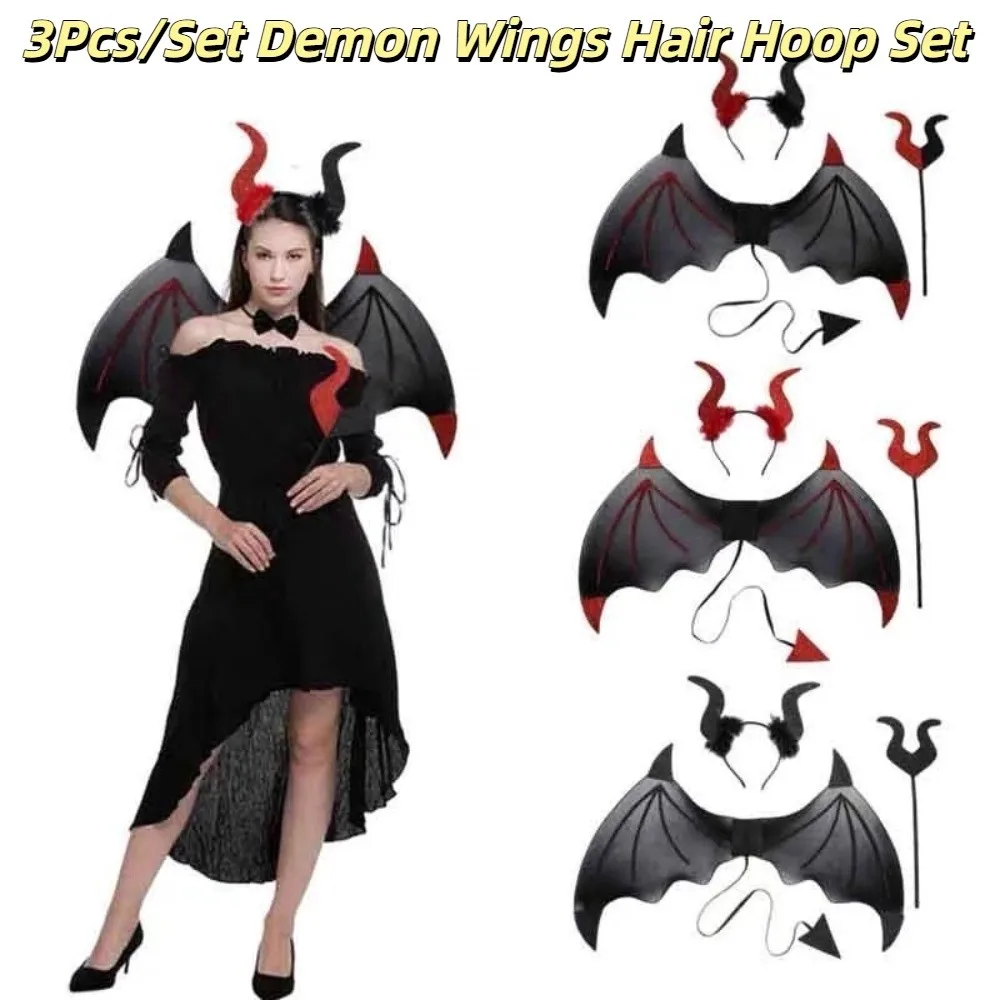 3Pcs/Set Funny Halloween Cospl - Cosplay Bat Prop ulasan dan harga