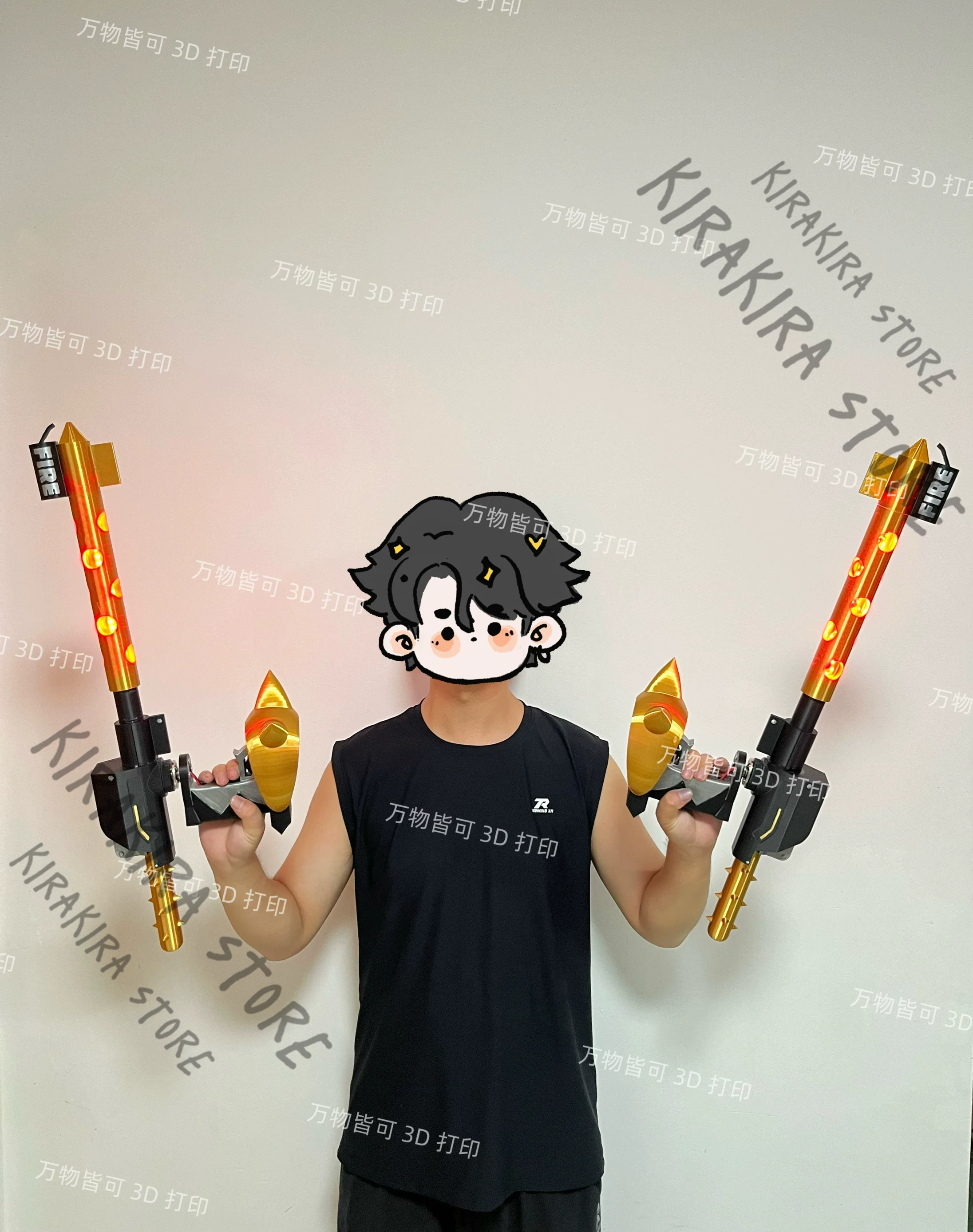 Zenless Zone Zero Burnice Whit - Burnice Cosplay Prop ulasan dan harga