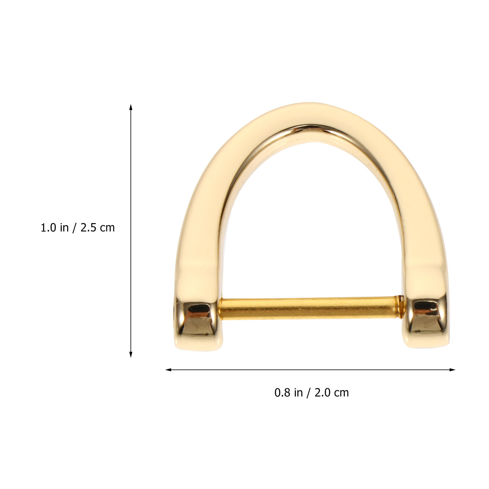 10Pcs D-Shaped Rings Metal Bag - D Ring Strap ulasan dan harga
