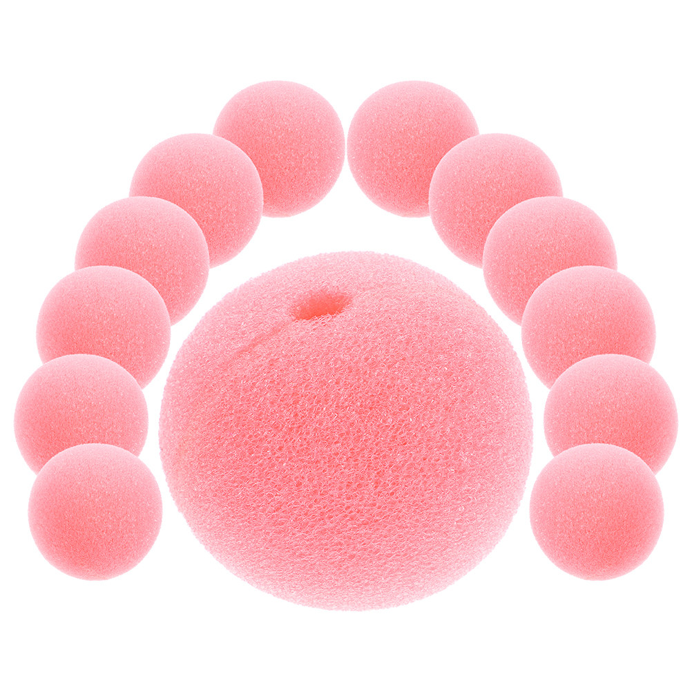 30Pcs Soft Foam Clown Nose Red - Cosplay Prop Foam ulasan dan harga