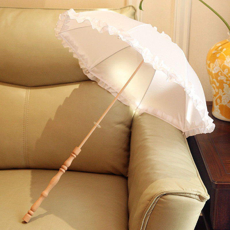 Floating feather parasol, wood - Cosplay Floating Prop ulasan dan harga