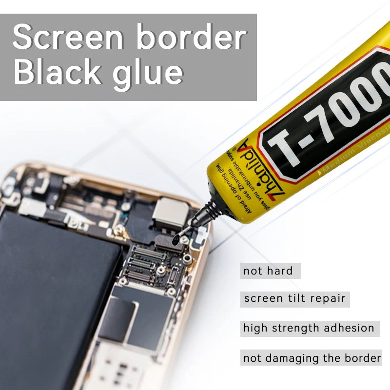 T7000 Black Contact Cellphone  - Contact Cement Glue ulasan dan harga