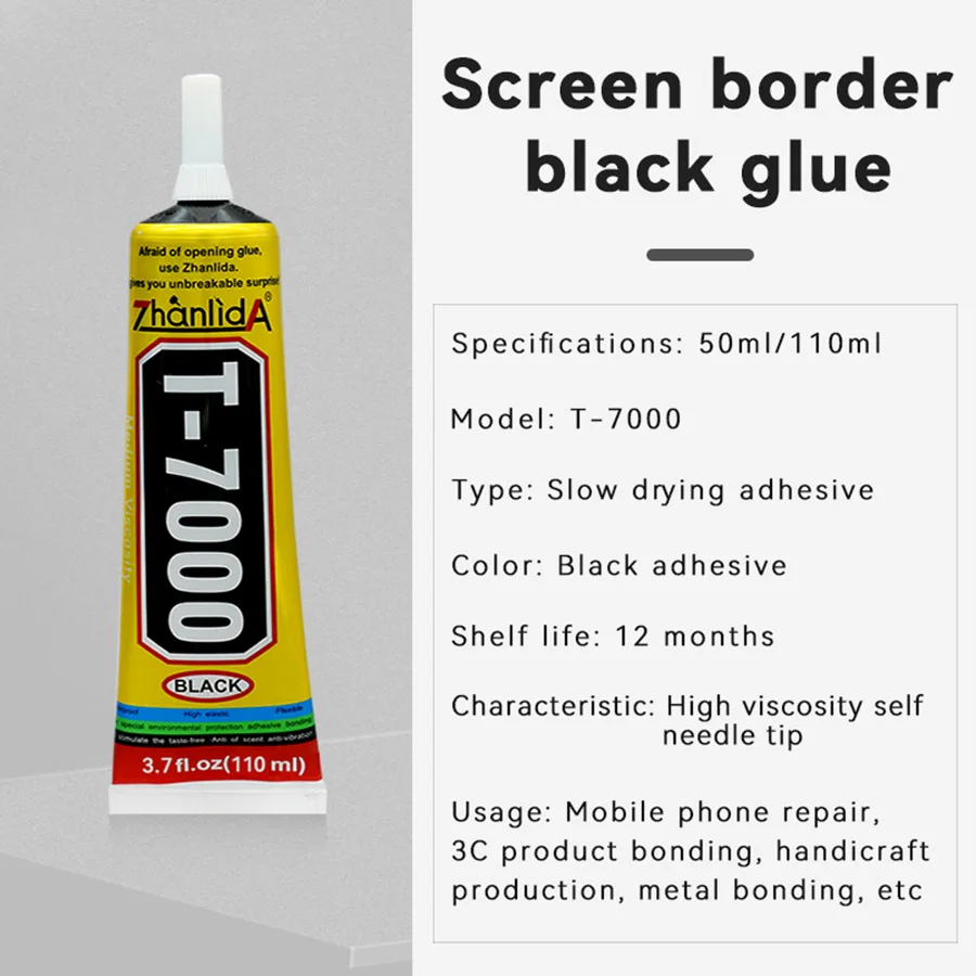 T7000 Black Contact Cellphone  - Contact Cement Glue ulasan dan harga