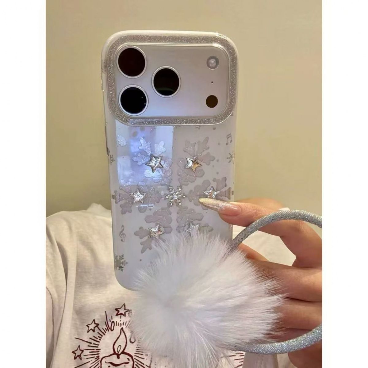 New minimalist glitter snowfla - Cosplay Fireball Prop ulasan dan harga