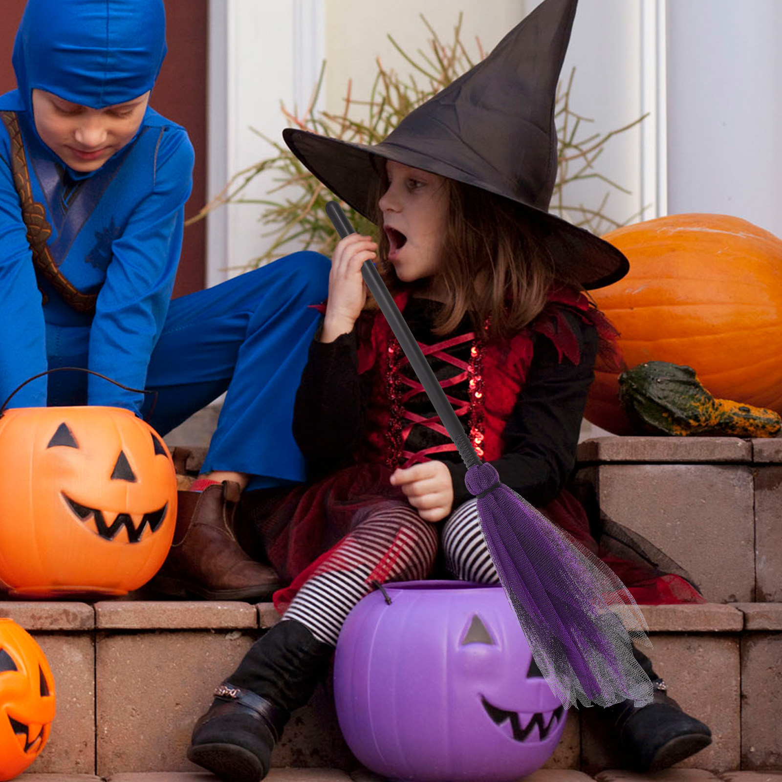 Halloween Witch Kids Cosplay B - Detachable Cosplay Prop ulasan dan harga