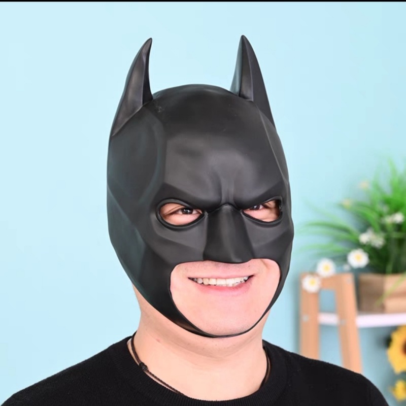 Halloween Bat Mask Latex Headg - Cosplay Bat Prop ulasan dan harga