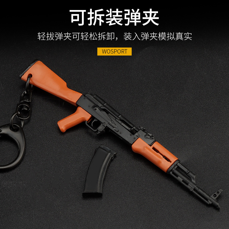 WOSPORT AK47 Model Keychain Ba - Ak47 Cosplay Prop ulasan dan harga