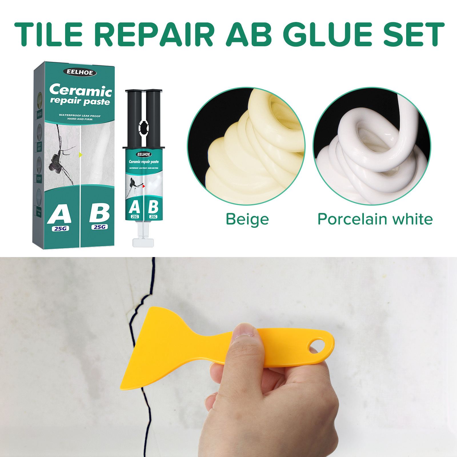 Tile Repair Paste Repair AB Gl - Contact Cement Glue ulasan dan harga