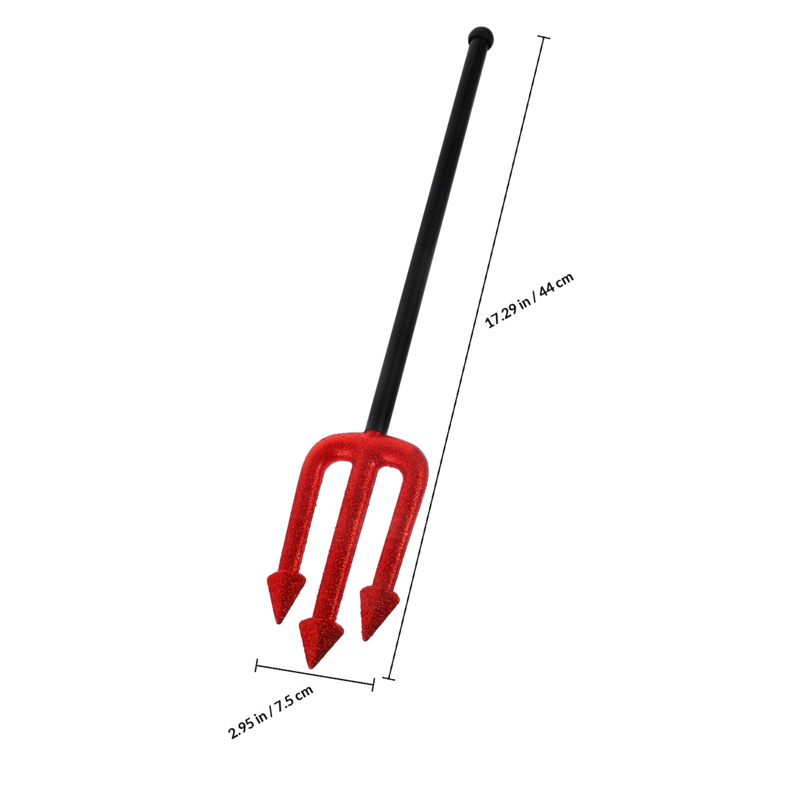 3Pcs Devil Cosplay Pitch Fork  - Detachable Cosplay Prop ulasan dan harga