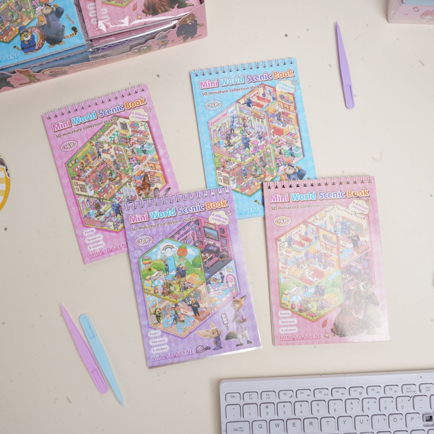  HOT Zootopia2 Mini World Sce - Cosplay Prop Book ulasan dan harga