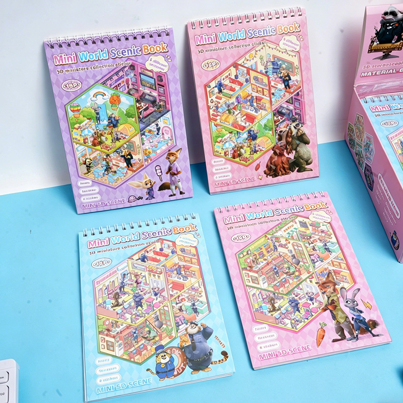  HOT Zootopia2 Mini World Sce - Cosplay Prop Book ulasan dan harga