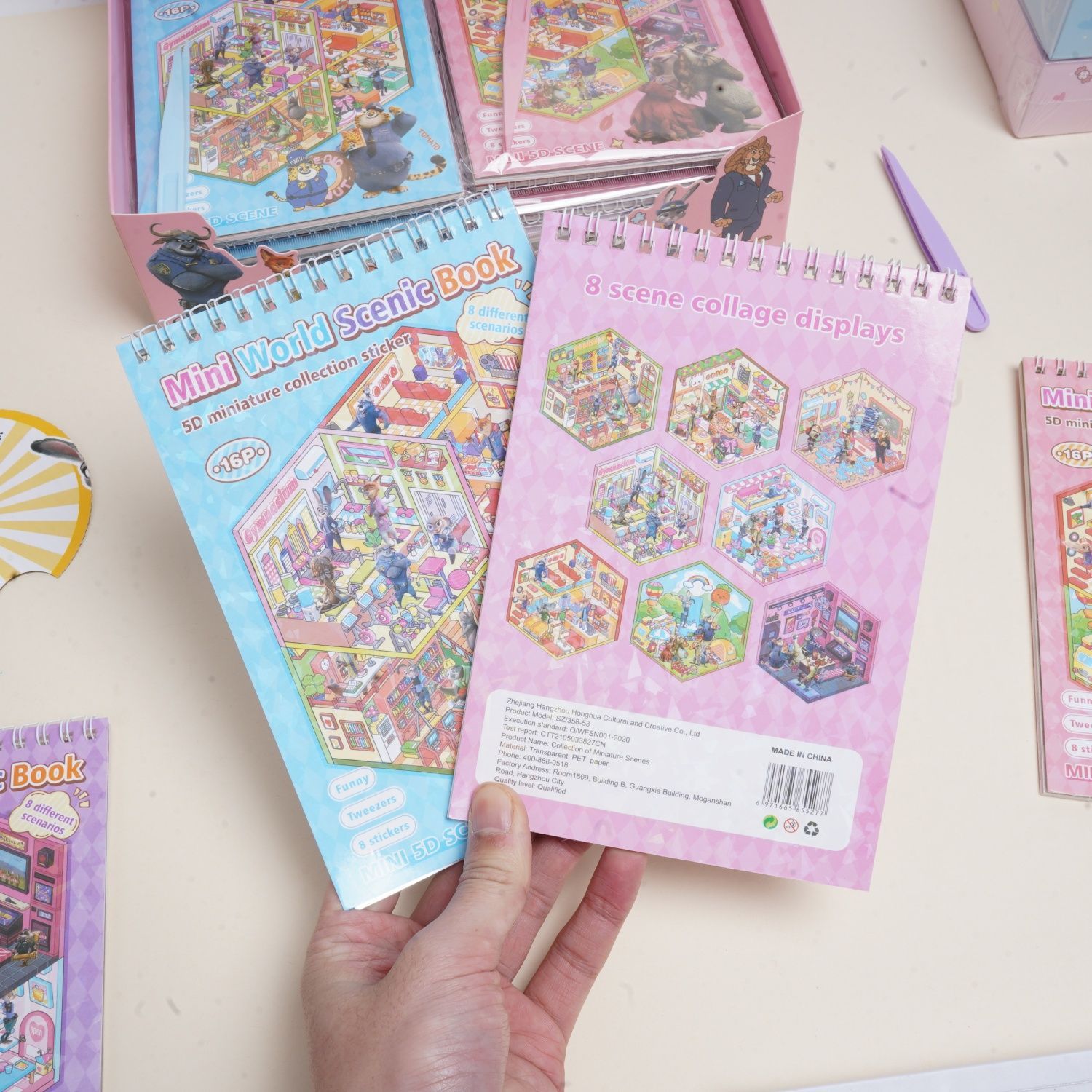  HOT Zootopia2 Mini World Sce - Cosplay Prop Book ulasan dan harga
