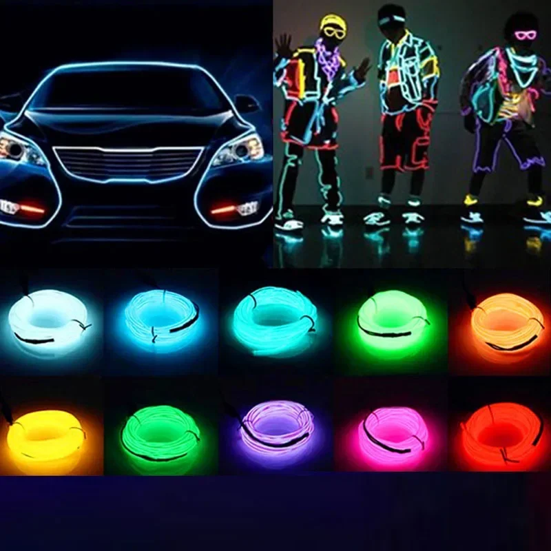 Festive Glow EL Wire Cable LED - Led El Wire ulasan dan harga