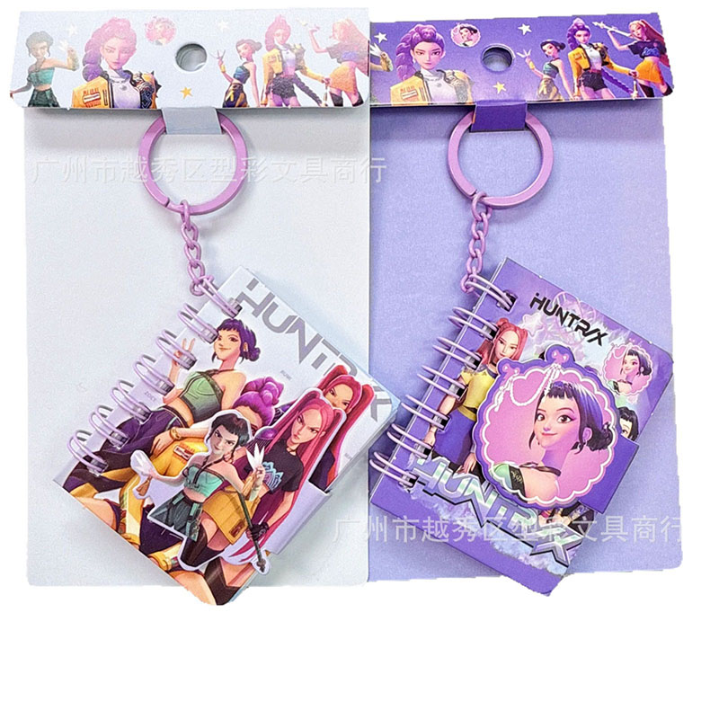 4PCS K-pop Mini Keychain Noteb - Cosplay Prop Book ulasan dan harga
