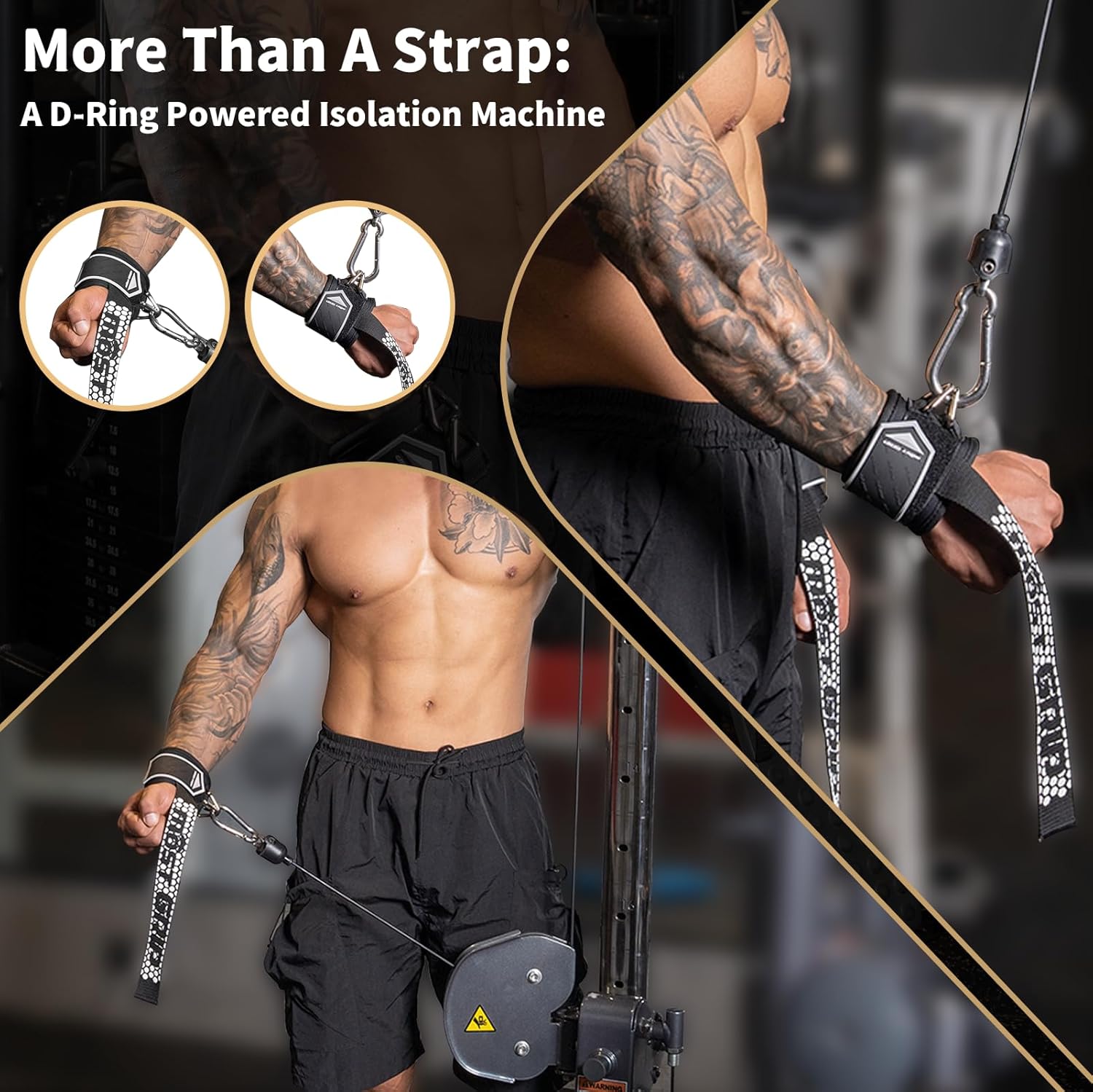 Non-Slip Wrist Straps for Weig - D Ring Strap ulasan dan harga
