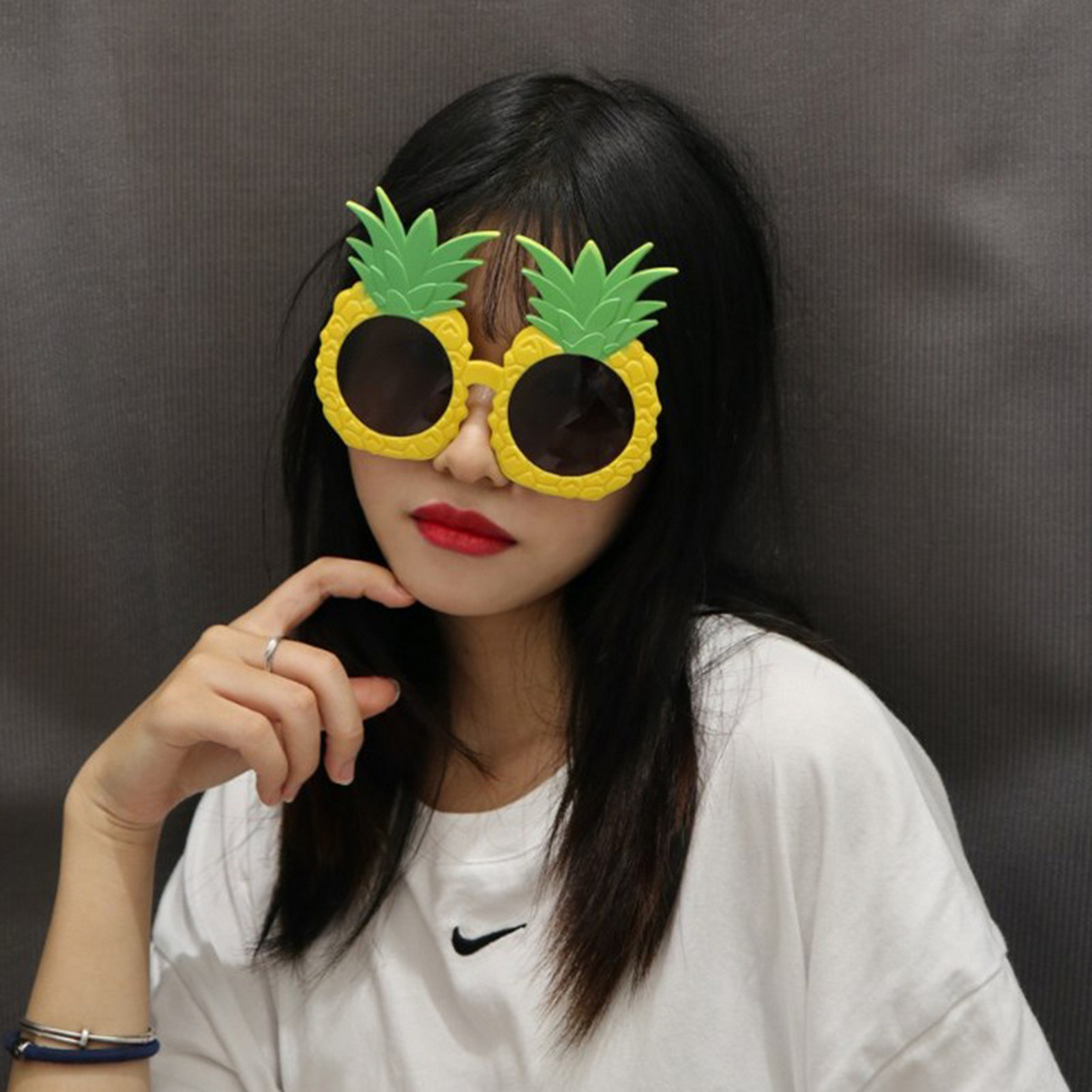 Cartoon Pineapple Sunglasses H - Cosplay Prop Designer ulasan dan harga