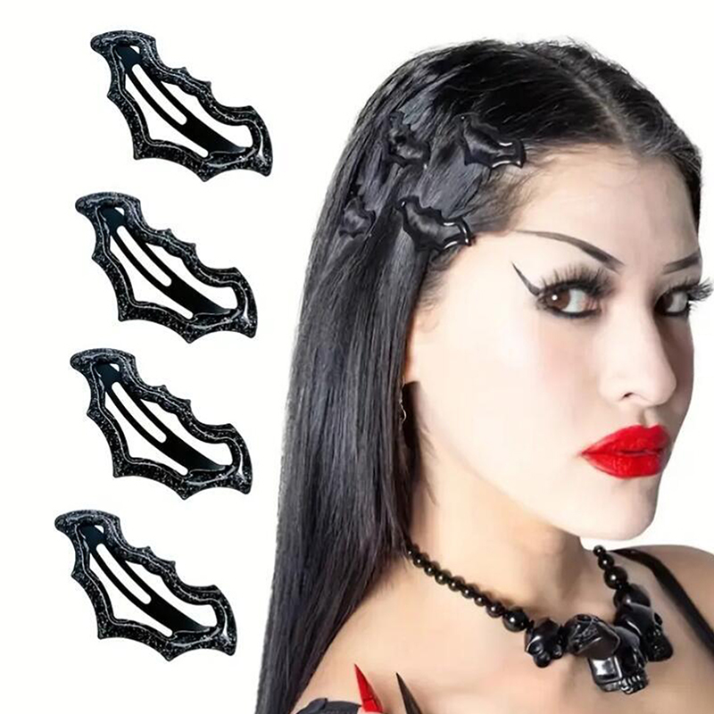 10Pcs Halloween Bat Hairpins S - Cosplay Bat Prop ulasan dan harga