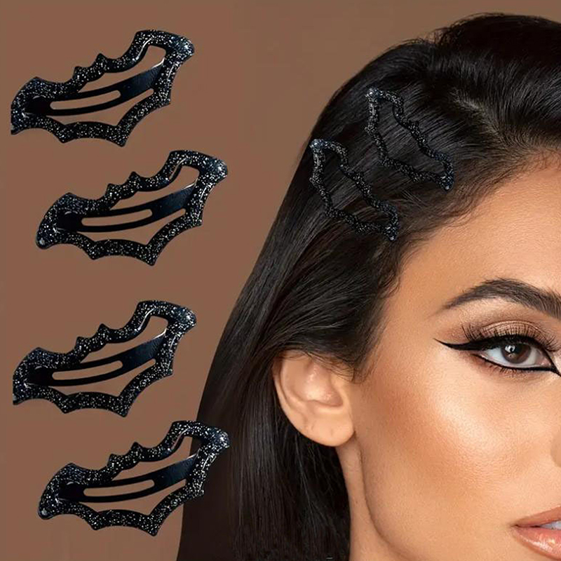 10Pcs Halloween Bat Hairpins S - Cosplay Bat Prop ulasan dan harga