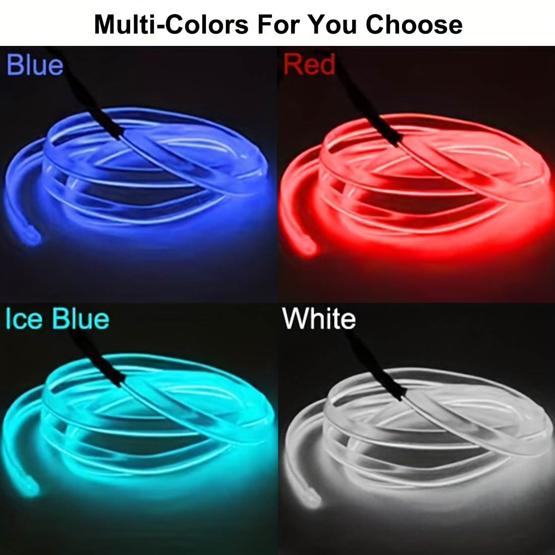5m EL Wire Car Interior Ambien - Led El Wire ulasan dan harga