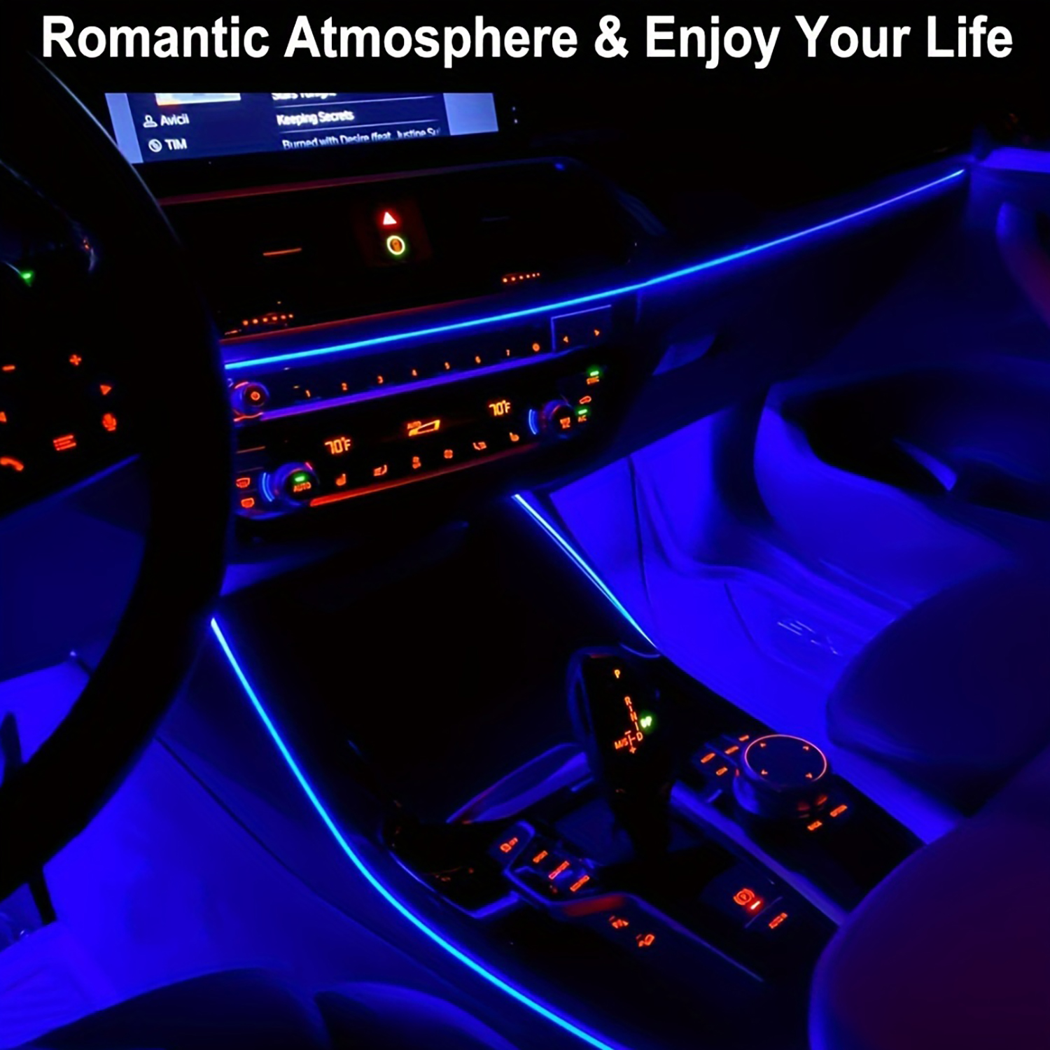 5m EL Wire Car Interior Ambien - Led El Wire ulasan dan harga
