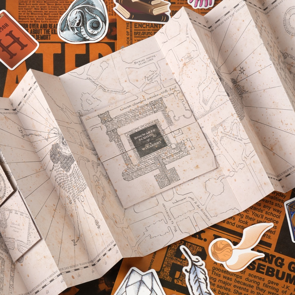 1PC Map Of The Marauder's Scho - Cosplay Props ulasan dan harga