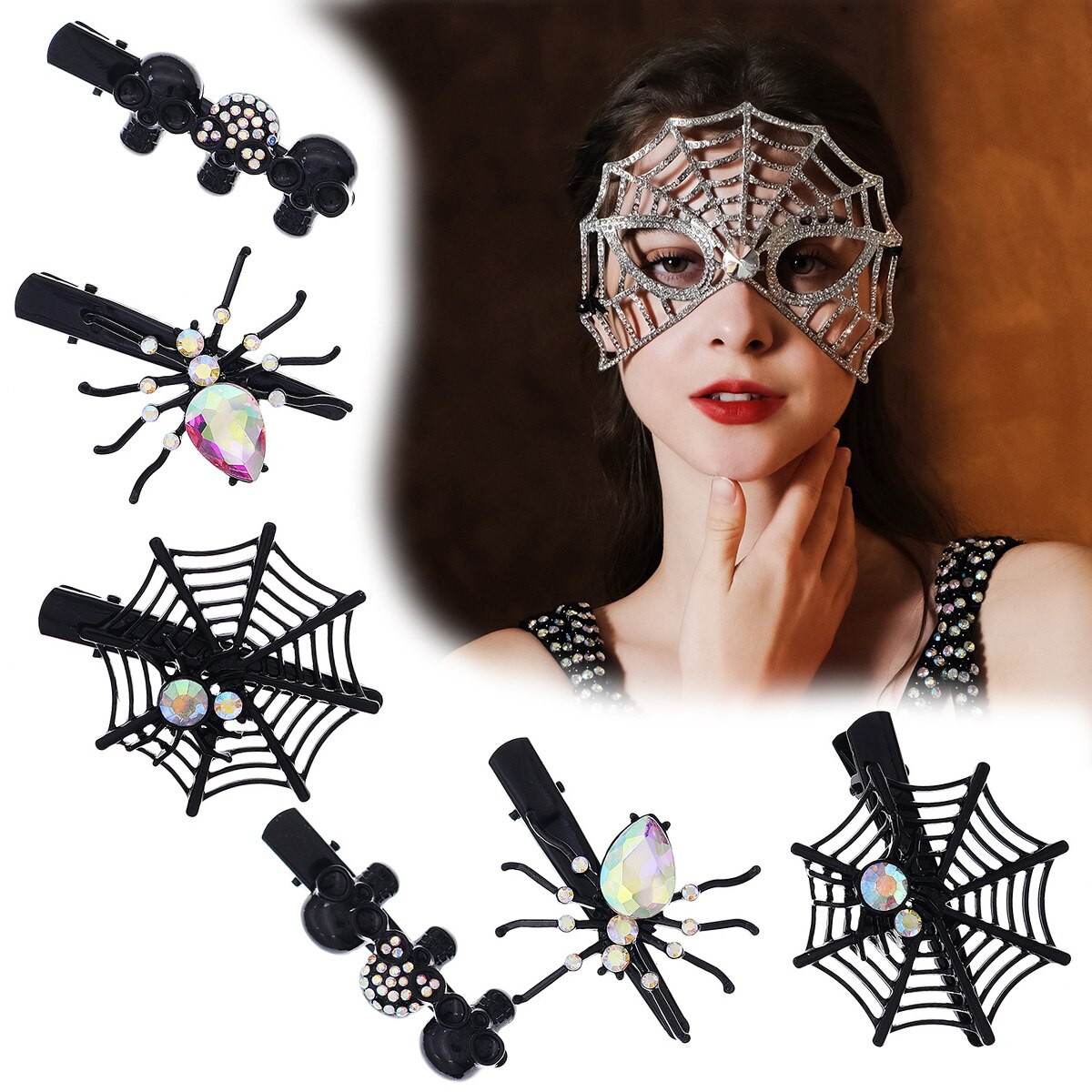 Gothic Punk Black Spider Anima - Cosplay Bat Prop ulasan dan harga