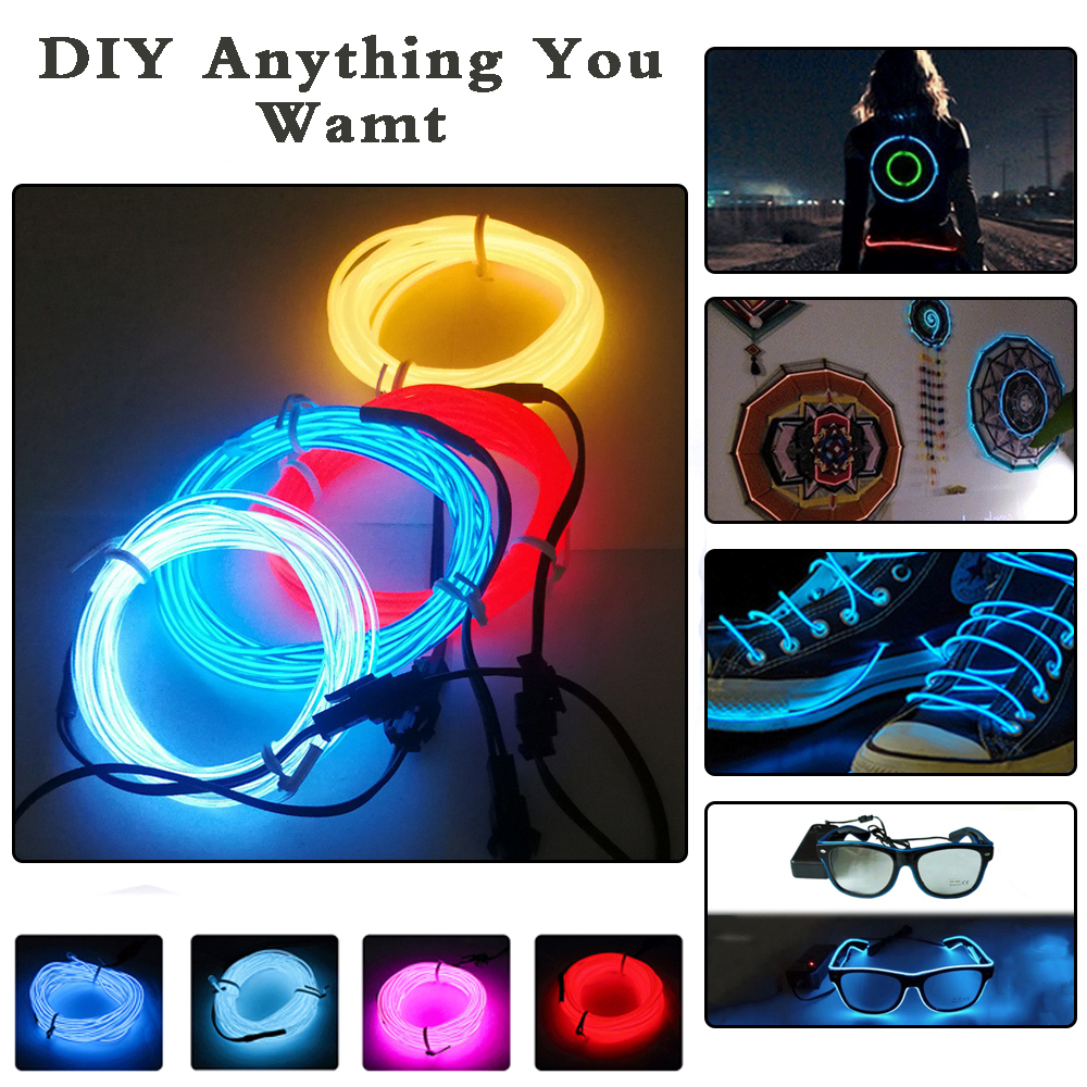 LED Neon Christmas Ball DIY Co - Led El Wire ulasan dan harga