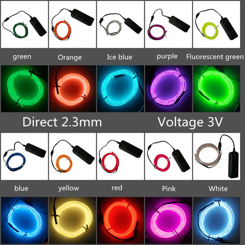 LED Neon Christmas Ball DIY Co - Led El Wire ulasan dan harga
